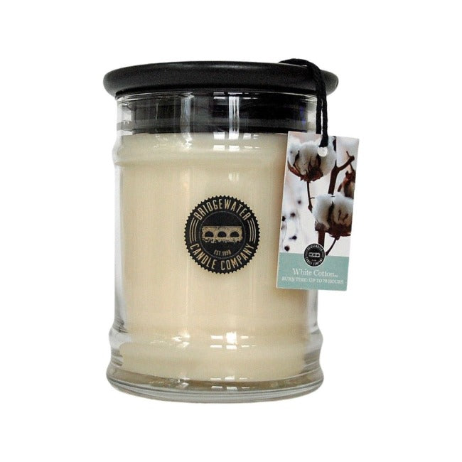 Bridgewater Candle White Cotton - Duftkerze im Glas mit Deckel - GartenX - Kerzen