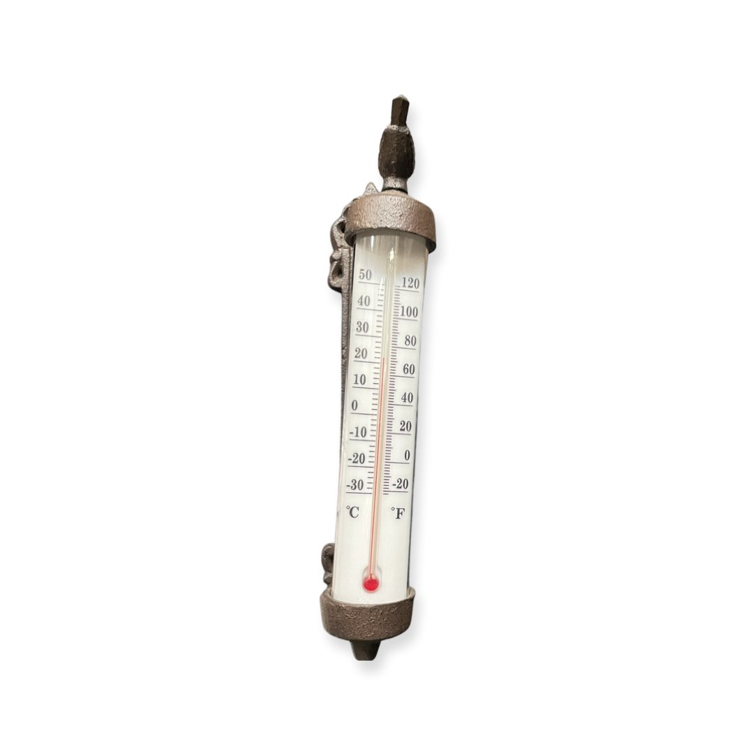 Thermometer aus Gusseisen für den Fensterrahmen – GartenX